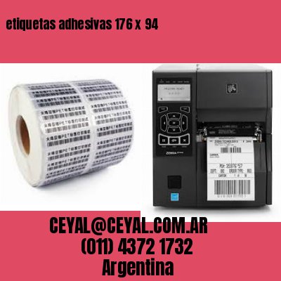 etiquetas adhesivas 176 x 94