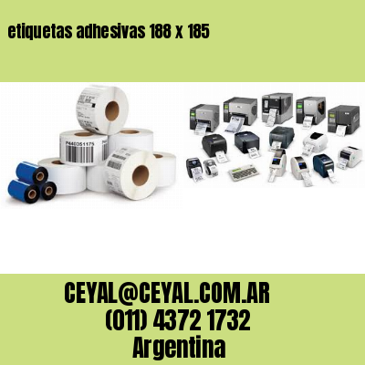 etiquetas adhesivas 188 x 185