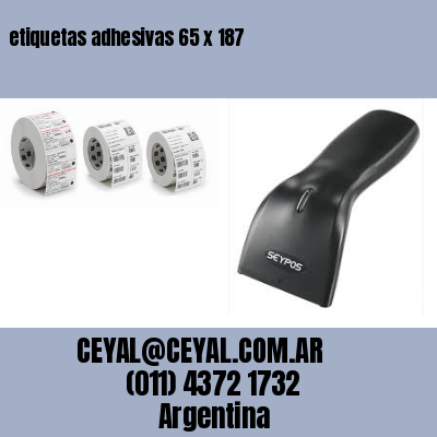 etiquetas adhesivas 65 x 187