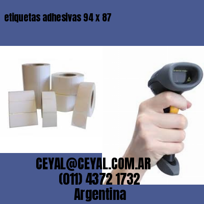 etiquetas adhesivas 94 x 87