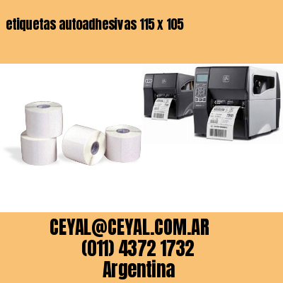 etiquetas autoadhesivas 115 x 105