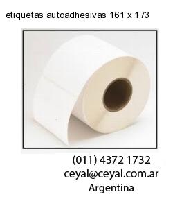 etiquetas autoadhesivas 161 x 173