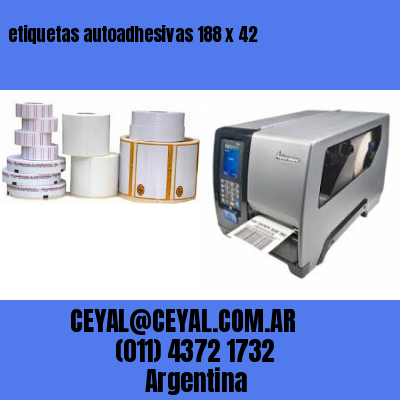 etiquetas autoadhesivas 188 x 42