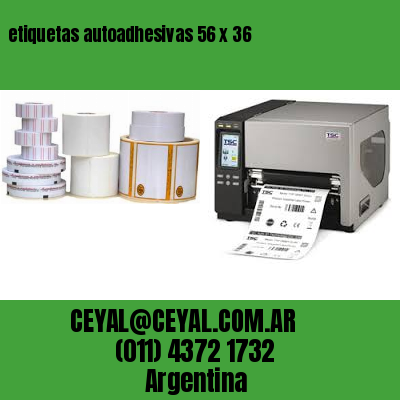 etiquetas autoadhesivas 56 x 36