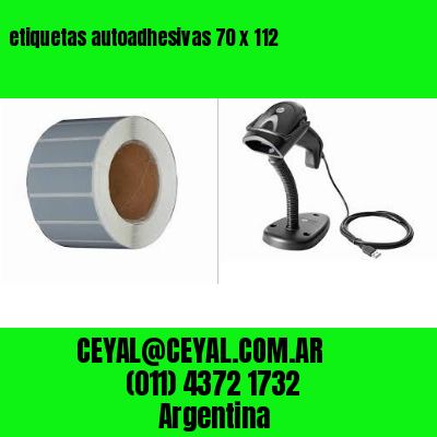 etiquetas autoadhesivas 70 x 112