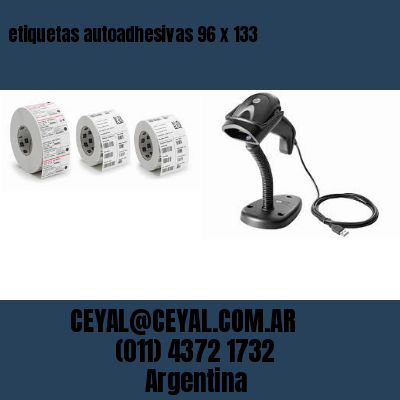 etiquetas autoadhesivas 96 x 133