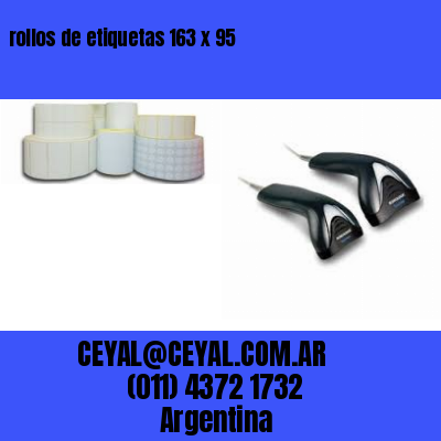 rollos de etiquetas 163 x 95