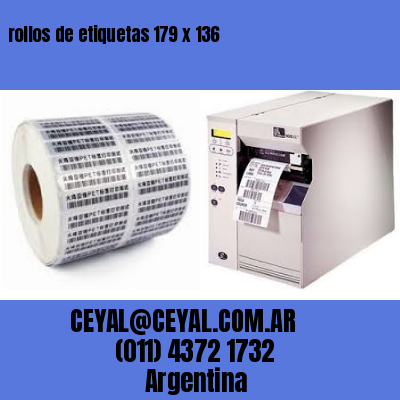 rollos de etiquetas 179 x 136