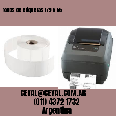 rollos de etiquetas 179 x 55