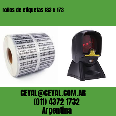 rollos de etiquetas 183 x 173