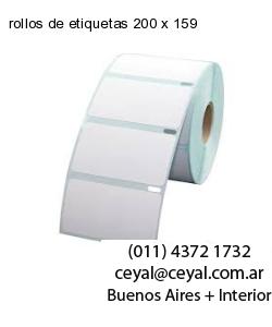 rollos de etiquetas 200 x 159