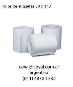 rollos de etiquetas 30 x 148