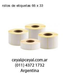 rollos de etiquetas 66 x 33