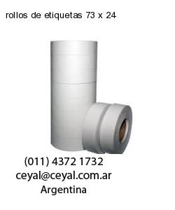 rollos de etiquetas 73 x 24