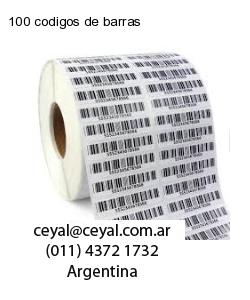 100 codigos de barras