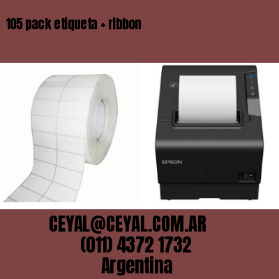 105 pack etiqueta   ribbon