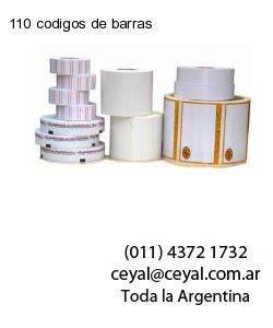 110 codigos de barras
