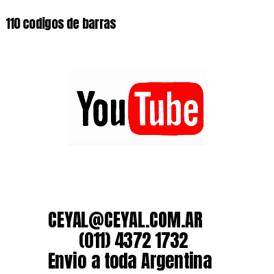 110 codigos de barras