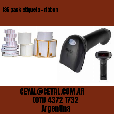 135 pack etiqueta   ribbon