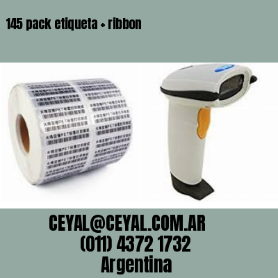 145 pack etiqueta   ribbon