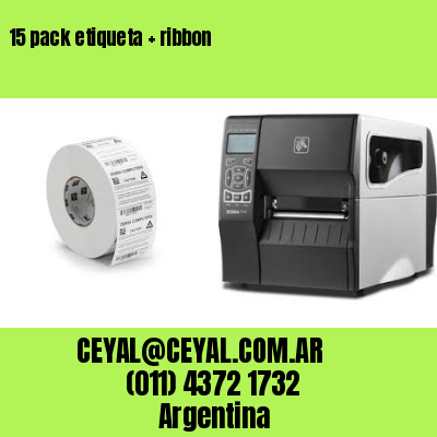 15 pack etiqueta   ribbon