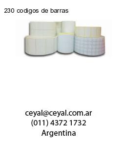230 codigos de barras