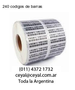 240 codigos de barras