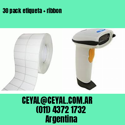 30 pack etiqueta   ribbon