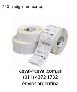 310 codigos de barras