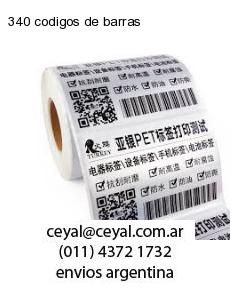 340 codigos de barras
