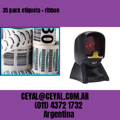 35 pack etiqueta   ribbon