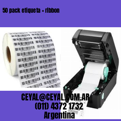 50 pack etiqueta   ribbon