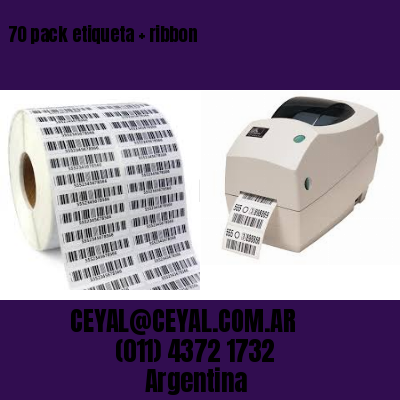 70 pack etiqueta   ribbon