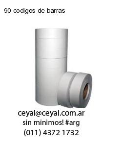 90 codigos de barras