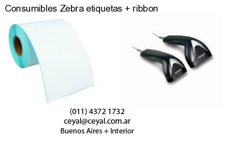 Consumibles Zebra etiquetas   ribbon