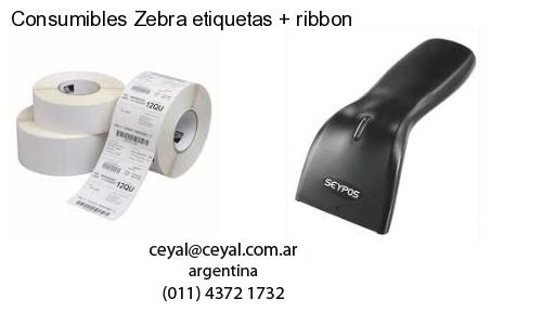 Consumibles Zebra etiquetas ribbon
