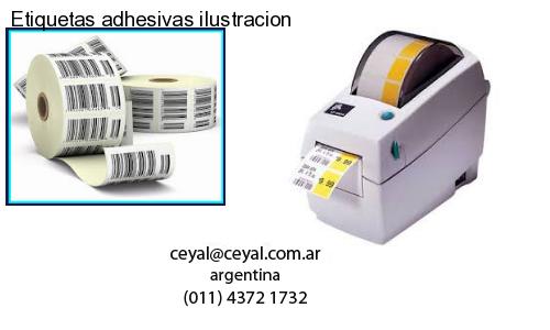 Etiquetas adhesivas ilustracion