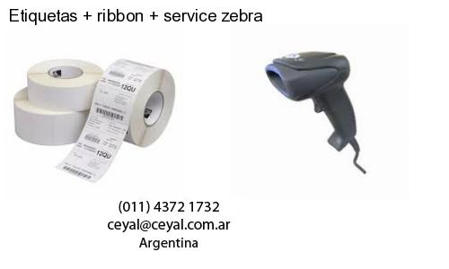 Etiquetas   ribbon   service zebra