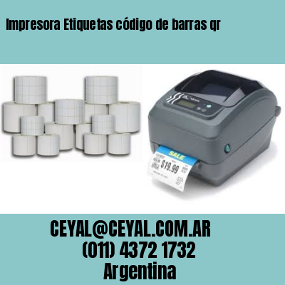 Impresora Etiquetas código de barras qr