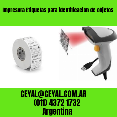 Impresora Etiquetas para identificacion de objetos