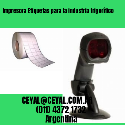 Impresora Etiquetas para la industria frigorífico