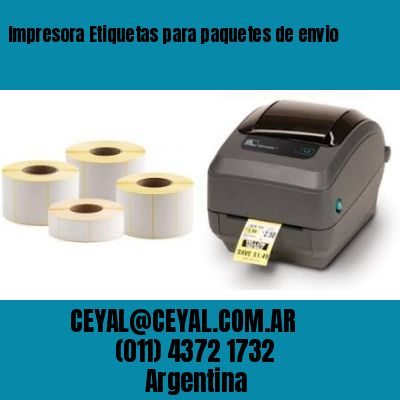 Impresora Etiquetas para paquetes de envio