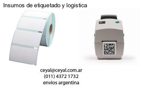 Insumos de etiquetado y logistica