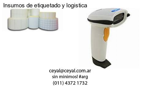 Insumos de etiquetado y logistica