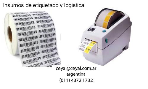 Insumos de etiquetado y logistica
