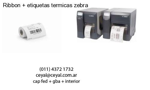 Ribbon   etiquetas termicas zebra