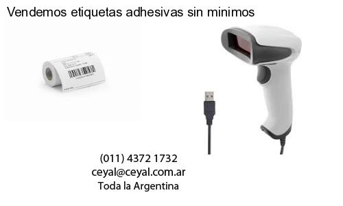 Vendemos etiquetas adhesivas sin minimos