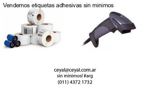 Vendemos etiquetas adhesivas sin minimos