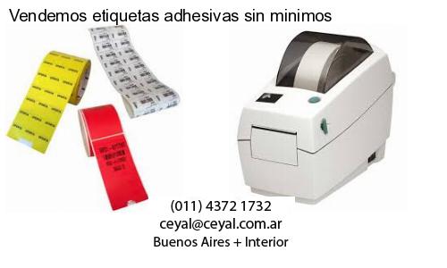 Vendemos etiquetas adhesivas sin minimos