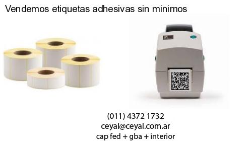 Vendemos etiquetas adhesivas sin minimos